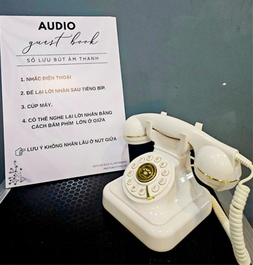 Cho thuê Audio Guest book gói cơ bản giá rẻ ở hà nội
