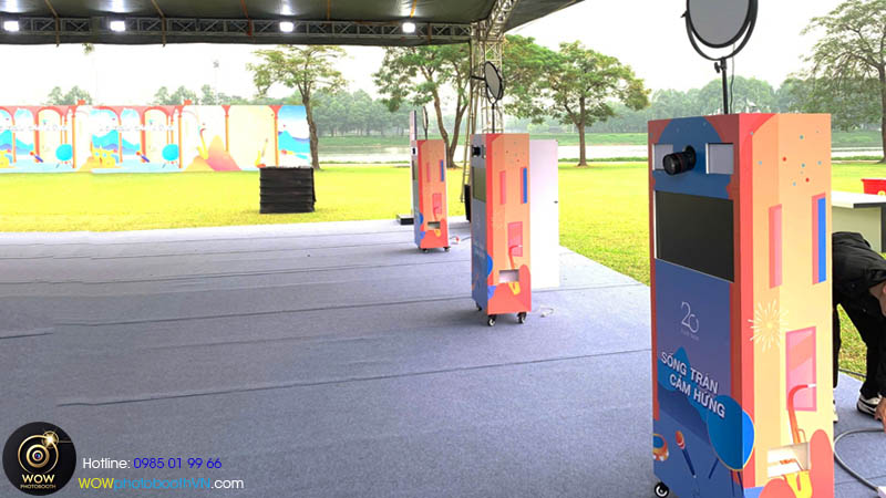 PRO photo booth đảm bảo màn hình lớn cho mọi loại sự kiện