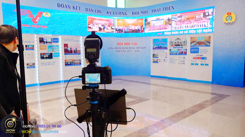 Đánh giá ưu điểm khi chọn thuê photo booth ở hà nội cho hội nghị