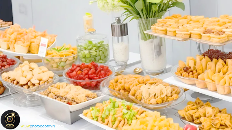nên sử dụng dịch vụ trang trí ẩm thực đẹp mắt