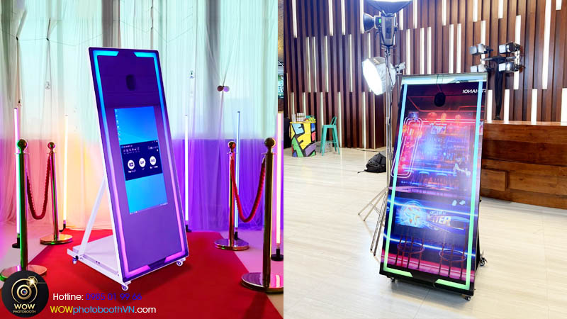 Giới thiệu tổng quan về sản phẩm photo booth mặt gương