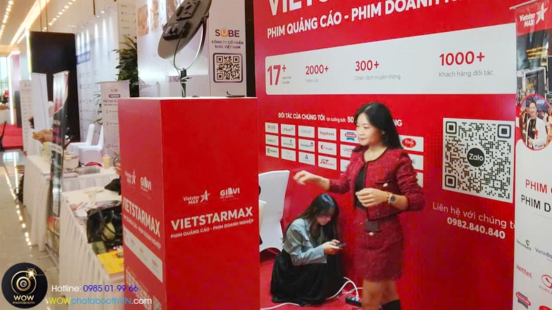 cho thuê photobooth sự kiện để tạo sức hút cho người tới tham gia