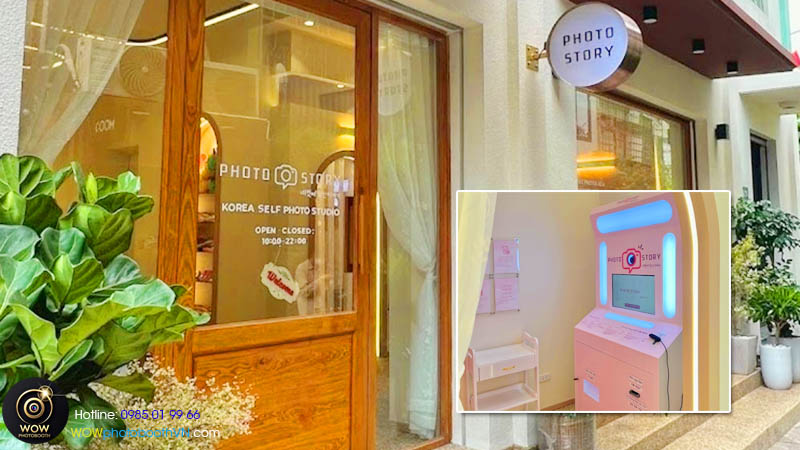 Photo Story booth Studio giống một quán cà phê