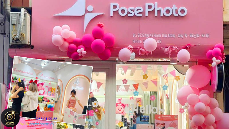 Pose Photo booth chất lượng ảnh tốt