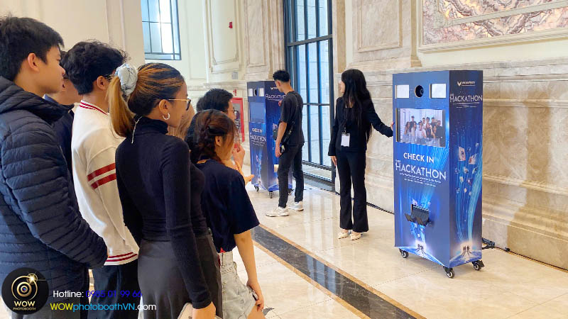 photobooth phù hợp với các event triển lãm
