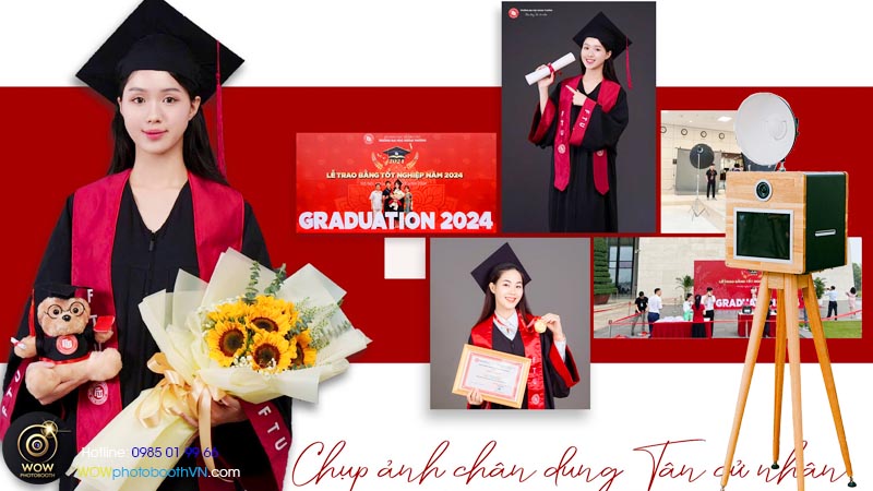 dịch vụ cho thuê photobooth lễ tốt nghiệp, tiệc prom uy tín