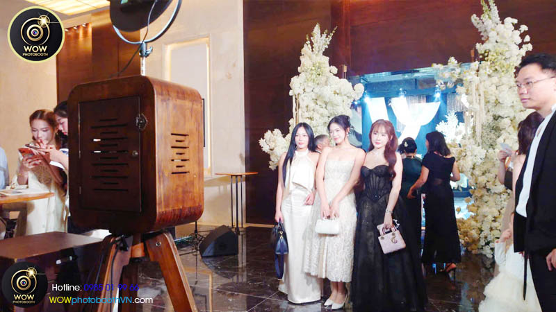 dịch vụ cho thuê photobooth tiệc cưới ngày càng trở nên ấn tượng