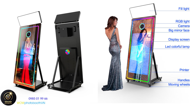 Giới thiệu tổng quan sản phẩm magic mirror booth