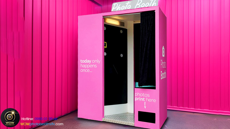 chụp ảnh photobooth in lấy liền hiện nay phát triển vô cùng phong phú