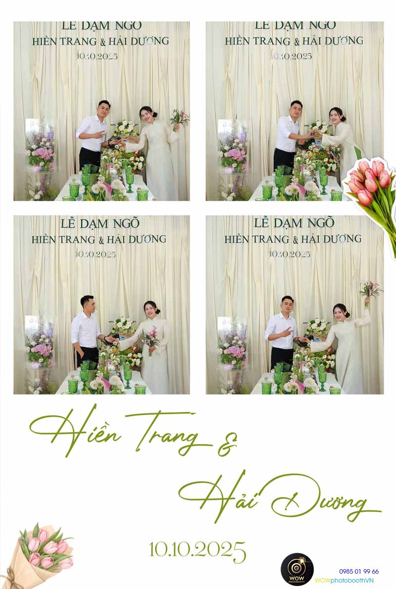 Giải thích tầm quan trọng của photobooth cho các event