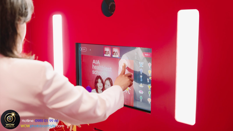 WoW photobooth sở hữu nhiều loại máy, nhiều gói theo giờ