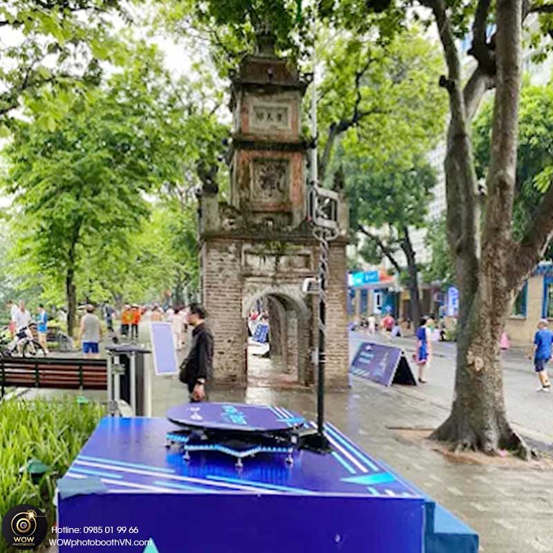 Đảm bảoi ánh sáng ngoài trời tốt nhất cho photobooth