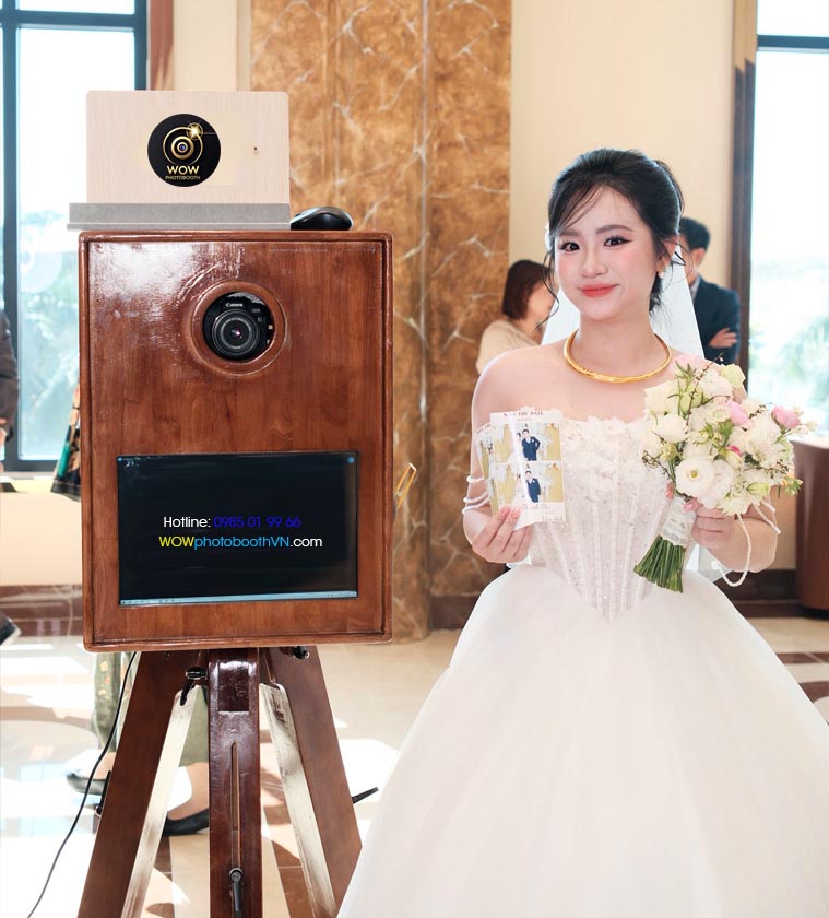 Hướng dẫn kết hợp photobooth đám cưới và sổ lưu niệm để lưu giữ ký ức
