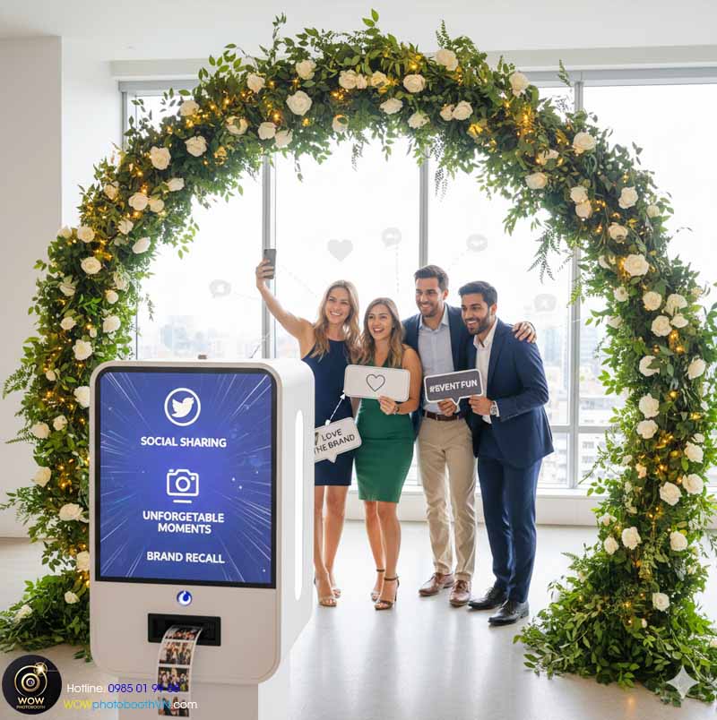 đơn vị cho thuê photobooth có thiết kế hoàn chỉnh đẹp mắt