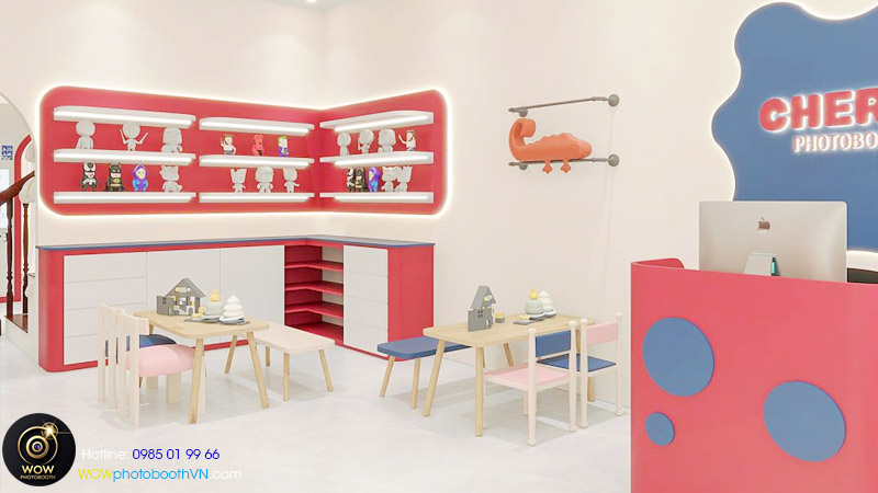 Tiệm chụp ảnh booth nghệ thuật phong cách trẻ trung