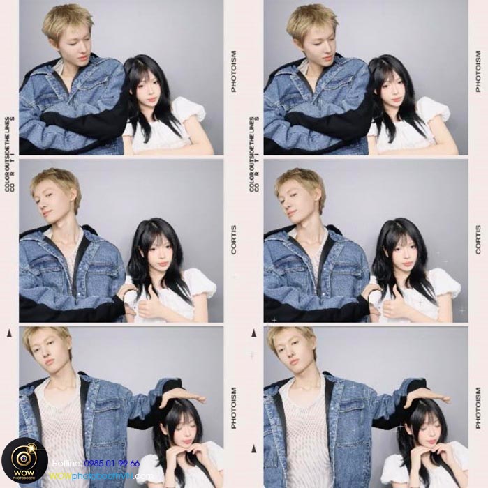 một tiệm photobooth đến từ hàn quốc chính gốc
