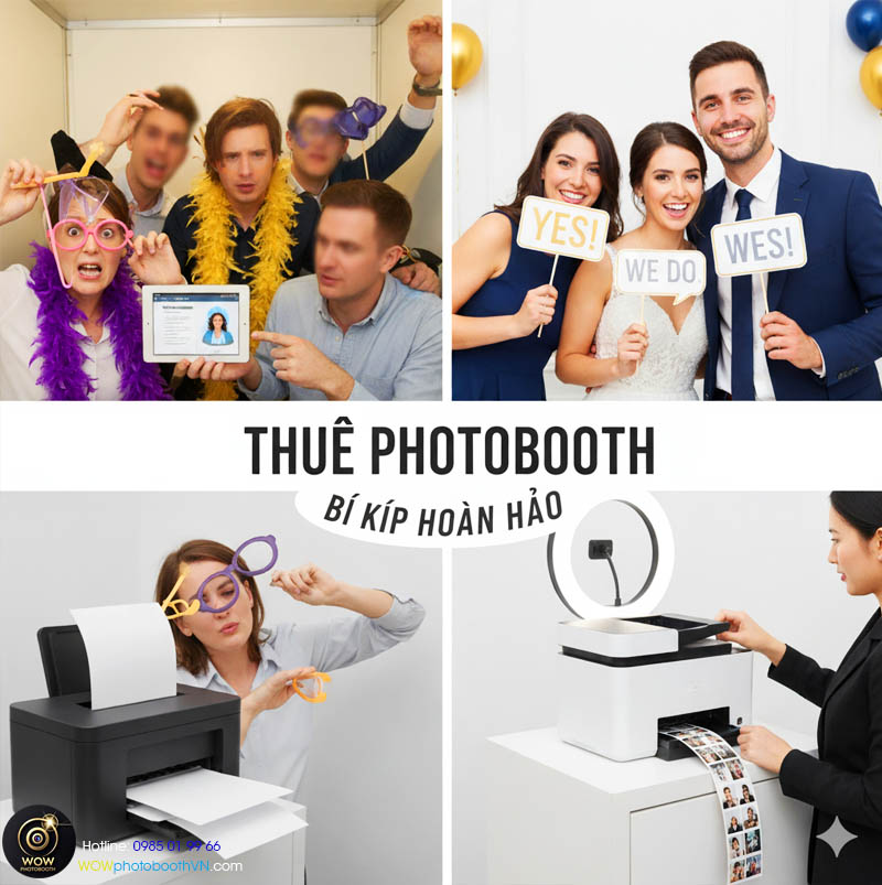 Photo booth phù hợp với mọi loại hình sự kiện