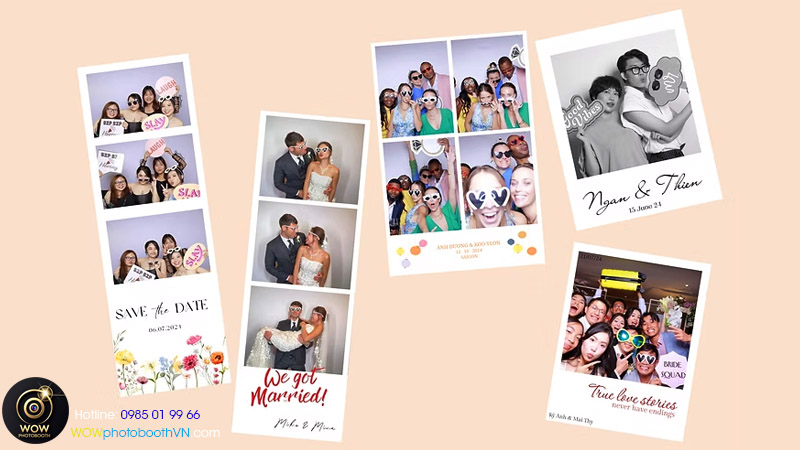 Giải thích vì sao photo booth lại cần cho đám cưới