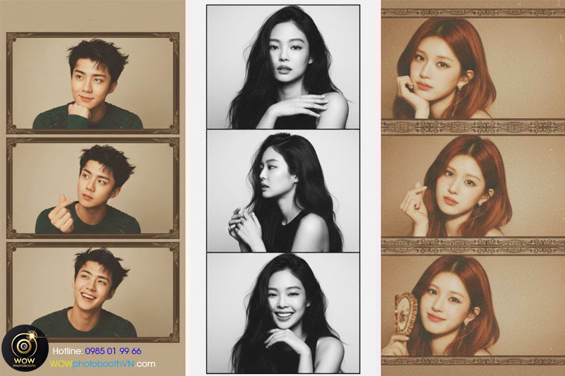 HƯớng dẫn cách để tạo ra những bức ảnh đẹp hơn phong cách photobooth