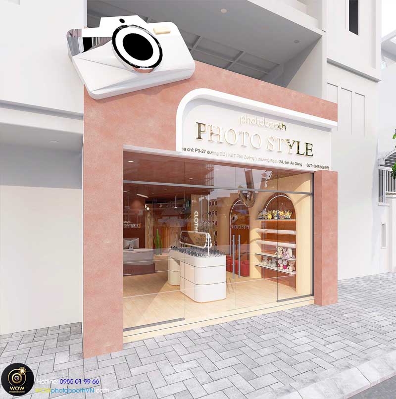 Quán chụp ảnh lấy liền cho giới trẻ, genz phong cách đa dạng