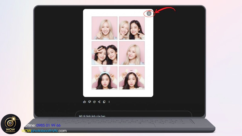 tải ảnh dễ dàng về máy để thưởng thức