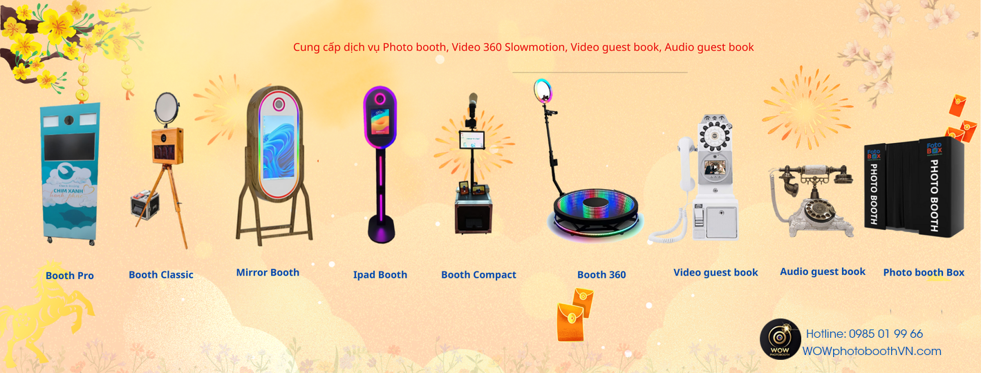 Hướng dẫn cân nhắc thuê photobooth cần người vận hành hay không