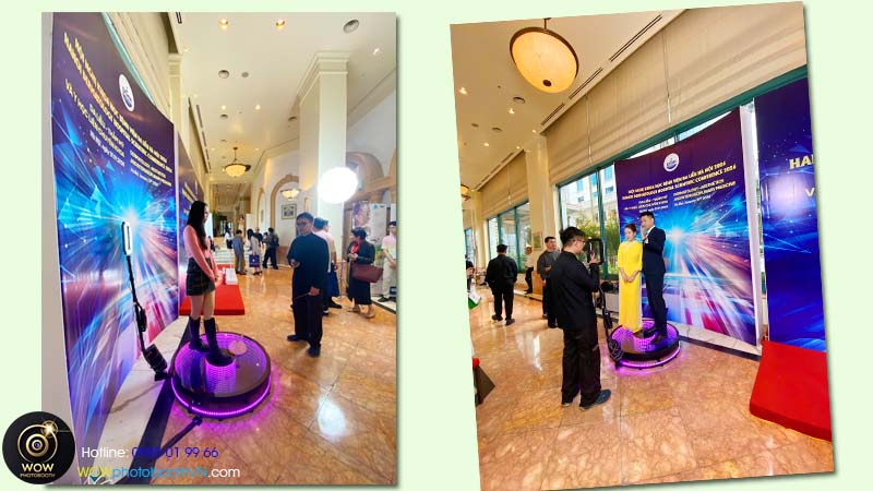 Bệnh viện da liễu thêm vui vẻ khi có wow photobooth