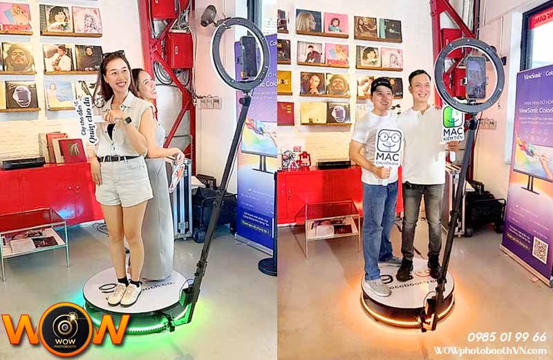 Thiết bị camera 360 độ rất dễ phù hợp với mọi loại Event tại Hà Nội