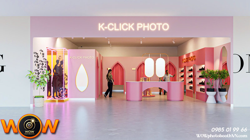 tiệm chụp ảnh giới trẻ nhiều màu sắc