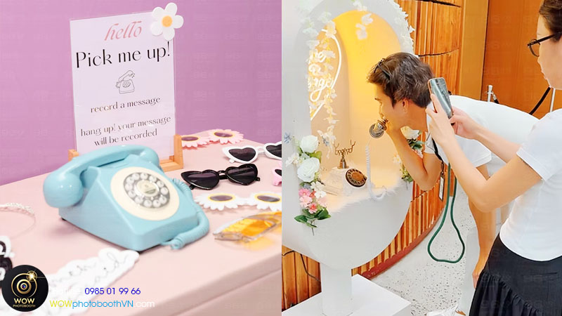 Audio guestbook phù hợp với nhiều loại sự kiện chuyên nghiệp
