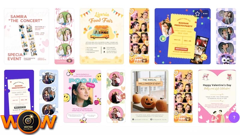 Cách thiết kế khung ảnh photobooth trên web online