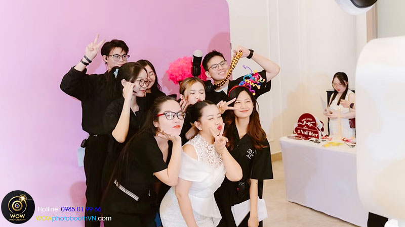 WoW photobooth là đơn vị đa dạng thiết bị nhất ở hà nội