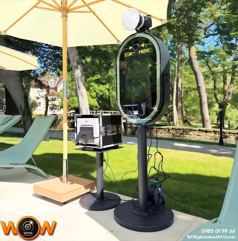 ứng dụng đèn led thường cho photo booth hà nội