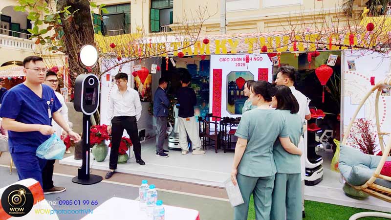 Photo booth Hà Nội giúp các y bác sĩ chụp ảnh đẹp