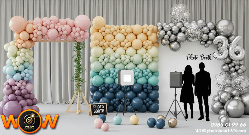 Giới thiệu backrop và photo booth