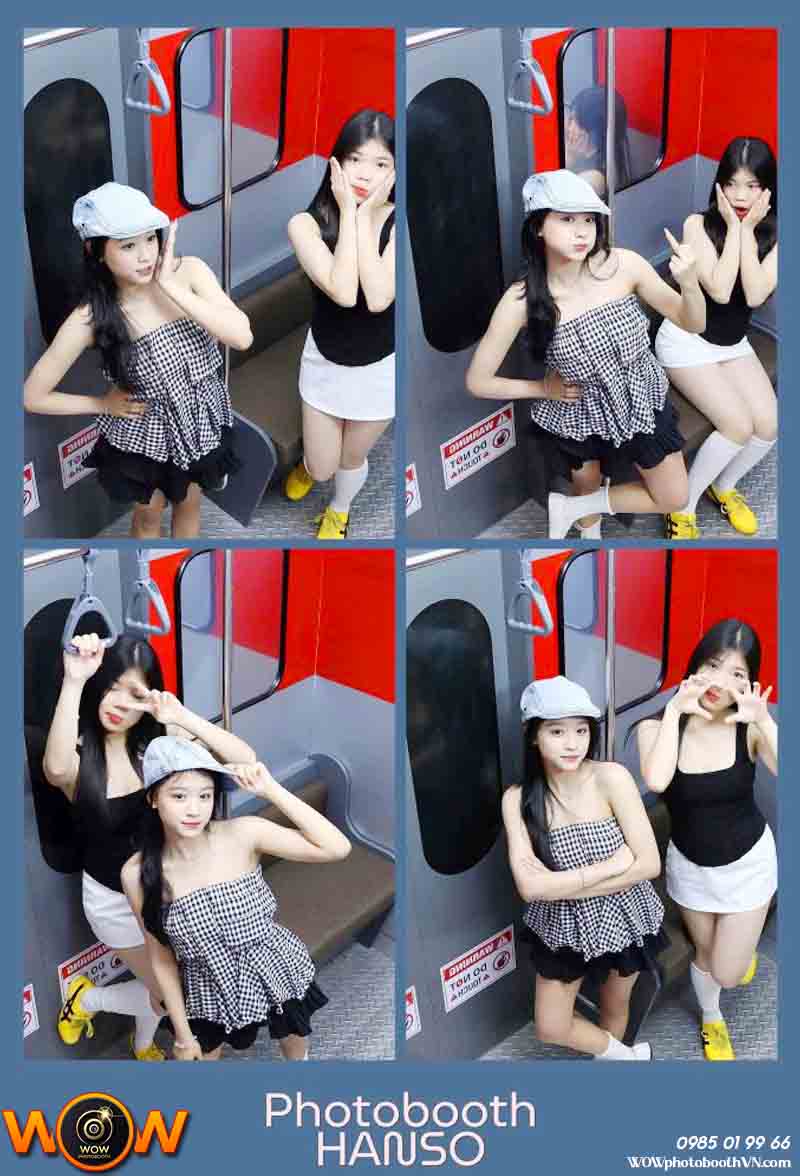 Bạn bè chụp ảnh không hề ngại ngùng