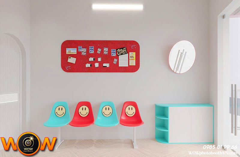 Không gian trong tiệm chụp ảnh