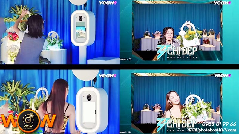 Những ưu điểm và thiết bị photobooth mang đến cho event ở hà nội