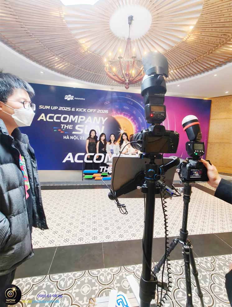 Dịch vụ cho thuê photobooth tại yên hòa vô cùng nhanh chóng