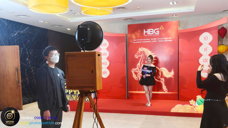 Đối tác cho thuê photobooth tại sự kiện đầu năm