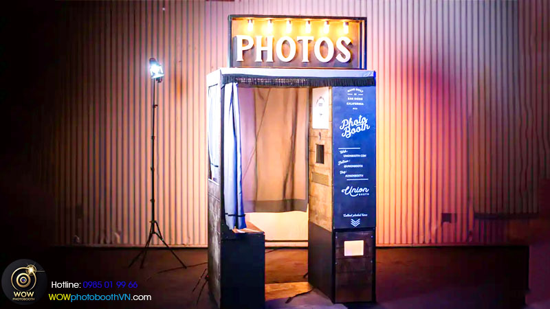 Chụp ảnh dạng buồng riêng tư giúp khách mời tự nhiên trải nghiệm