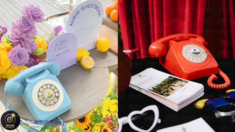 Khái niệm tổng quan thiết bị chụp ảnh Audio Guest book