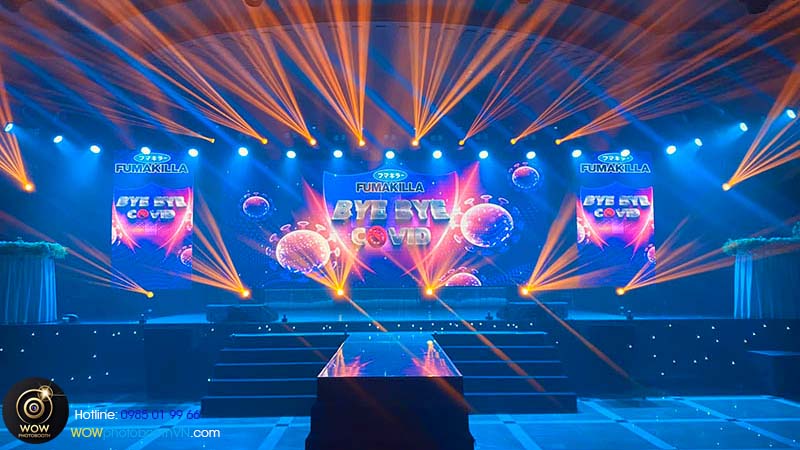 xu hướng trang trí kết hợp với ánh sáng cho sự kiện tai thủ đô