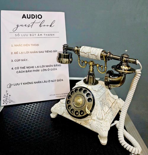 Cho thuê Audio Guest book LUXURY giá rẻ ở hà nội