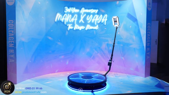 Dịch vụ cho thuê 360 Video booth tại hà nội