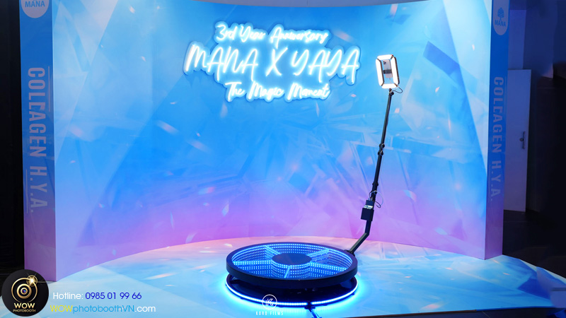 Dịch vụ cho thuê 360 Video booth tại hà nội
