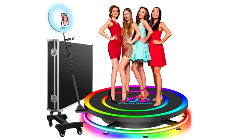 Camera slow motion bàn xoay 360 độ cho sự kiện