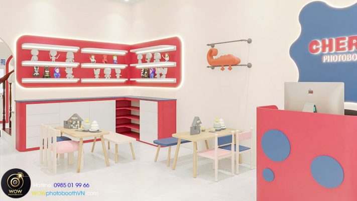 Tiệm chụp ảnh booth nghệ thuật phong cách trẻ trung