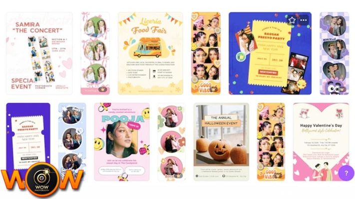 Cách thiết kế khung ảnh photobooth trên web online
